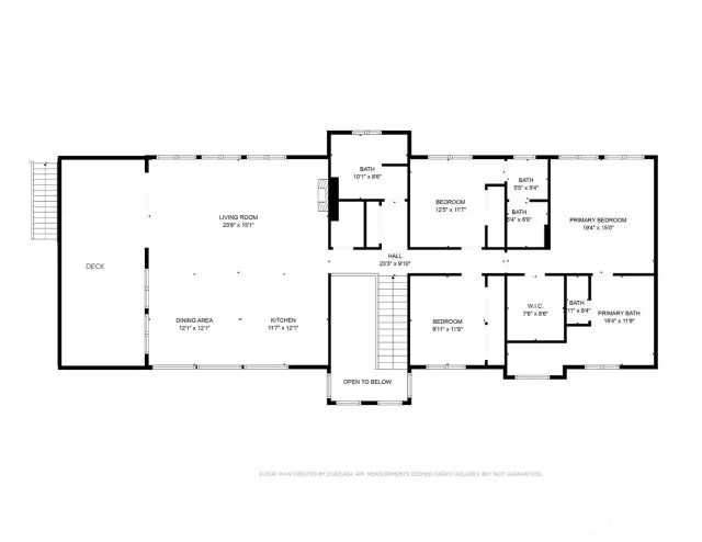 Floor plan of the 2nd story