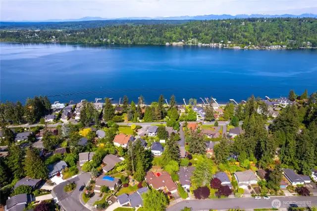 View of Lake Sammamish.