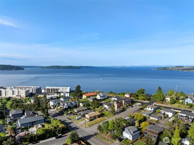 Aerial view of Commencement Bay and Point Ruston area!