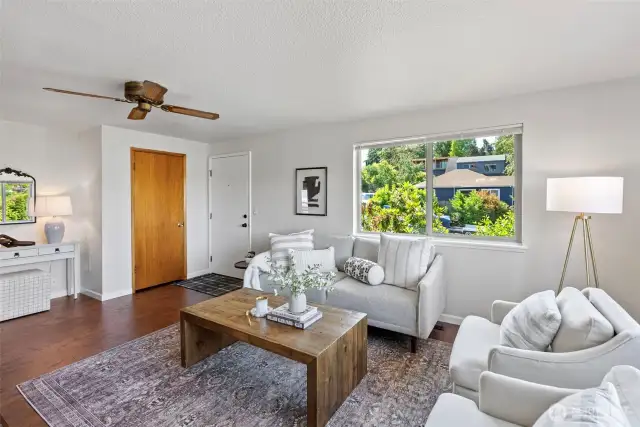 Entry and living room