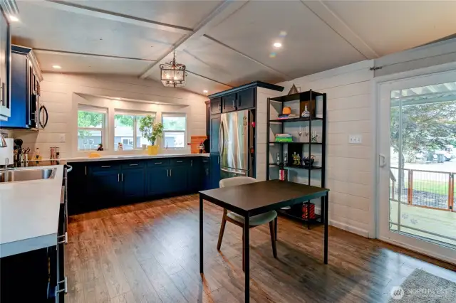 Open floor plan allows for a comfortable flow.