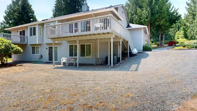 Rear view of home!