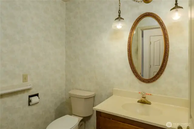 Main floor half bath