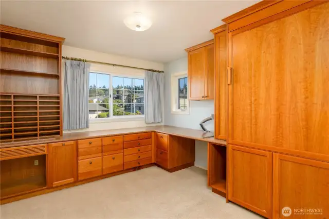 office or bedroom with Murphey bed