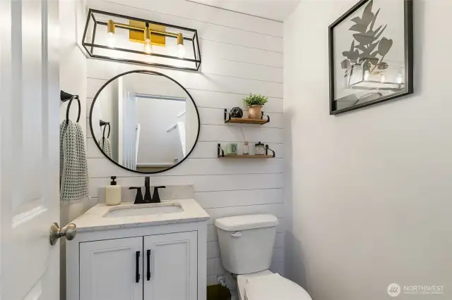 Half bath for main floor