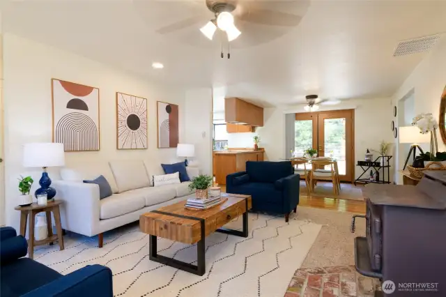 Fresh interior paint throughout the home offers a crisp, updated look that’s ready for you to enjoy. Move in ready!