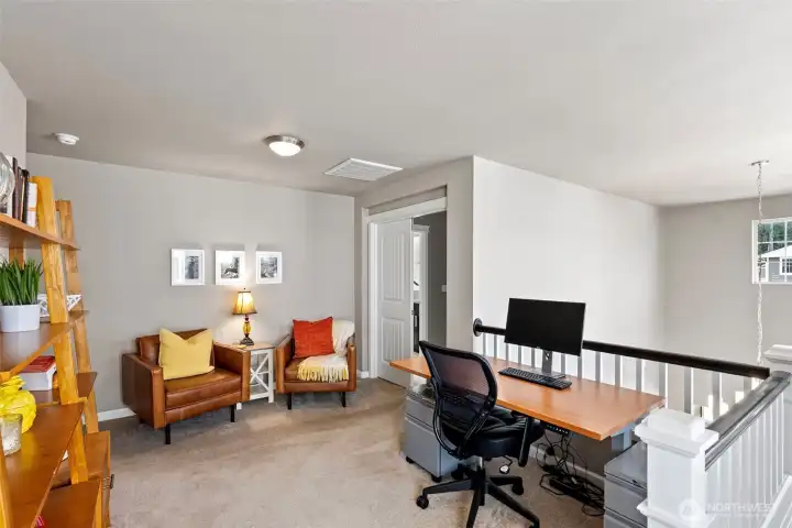 Upstairs Loft area