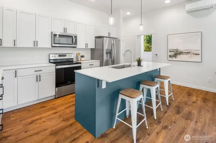 All stainless appliances & beautiful LVP flooring.