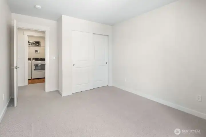 Second bedroom, laundry across the hall.