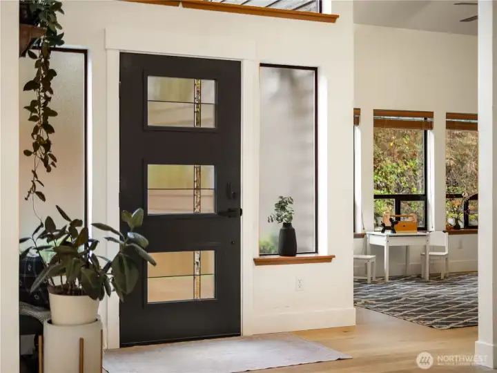 Step in to the spacious entry and take in the open floor plan.