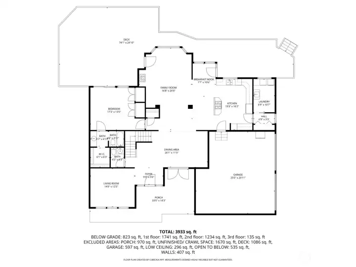 Main floor plan.