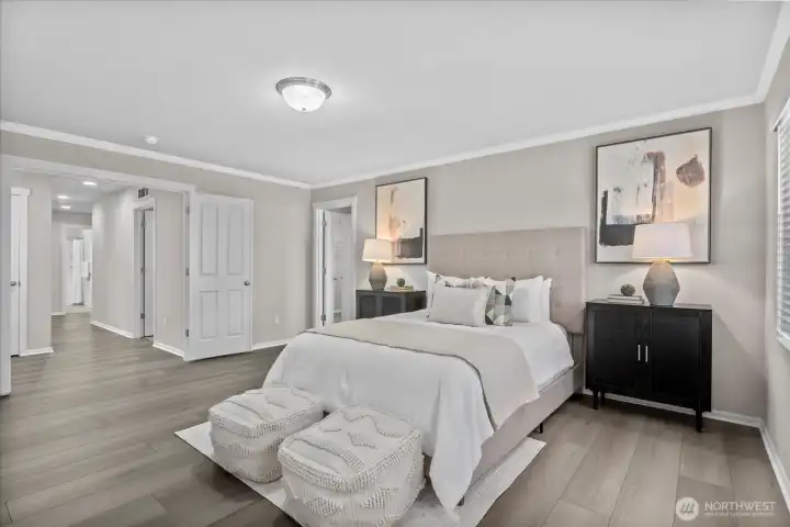 Primary Suite with Elegant French Doors