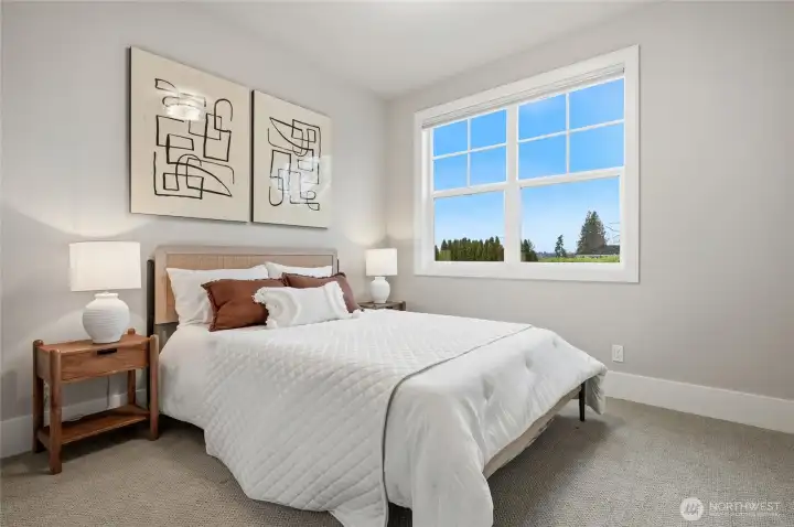 Additional bedrooms are all nicely sized.