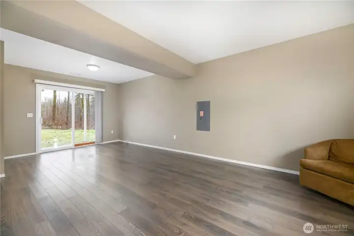 Large walk out basement.