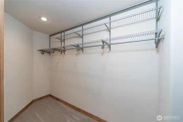 Primary with walk-in closet