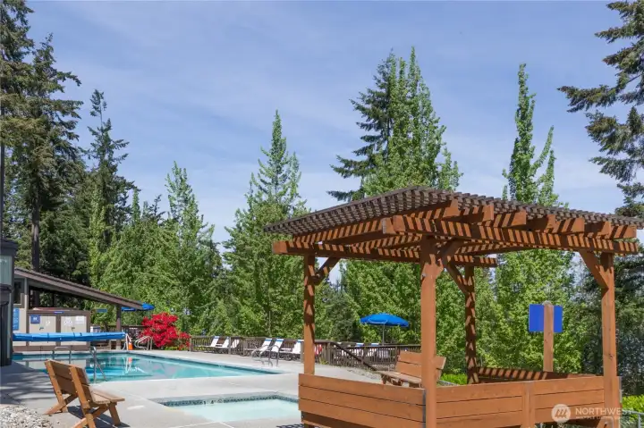 Community outdoor pool