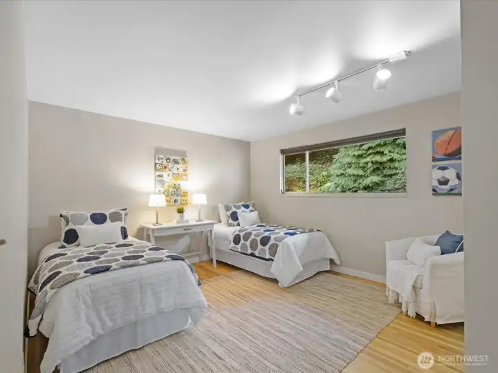 Each of the additional bedrooms also have hardwood floors and large closets.