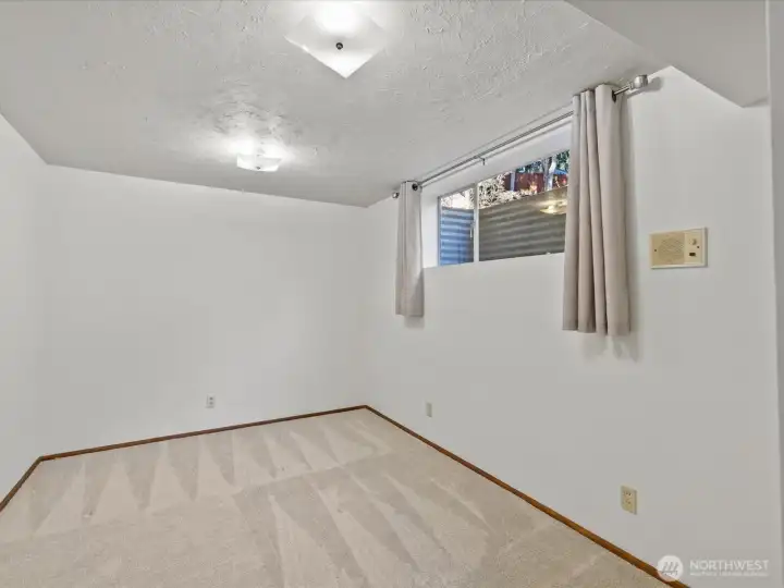 One additional bedroom on the lower level.