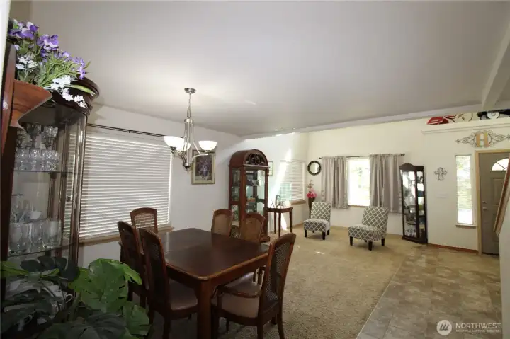 Room for a large dining table