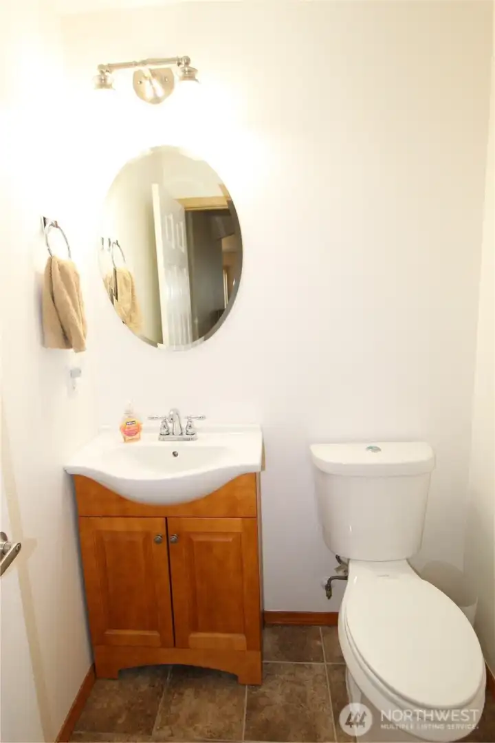 Main floor powder room