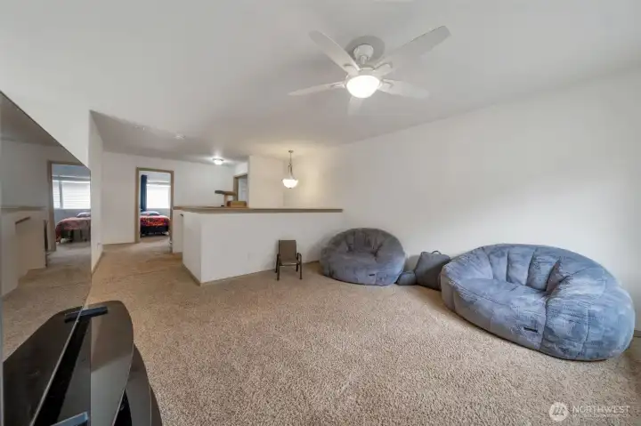 Upstairs loft.