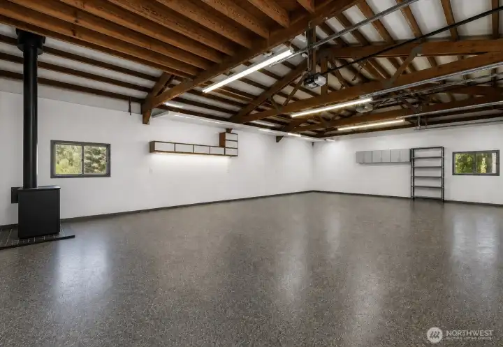 Virtually Staged. (Seller still using area for storage).