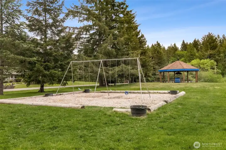 Community Park and swingset Community Park and swingset