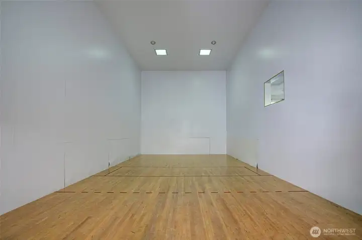 indoor squash court
