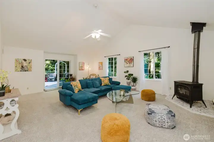 Living room from entry way