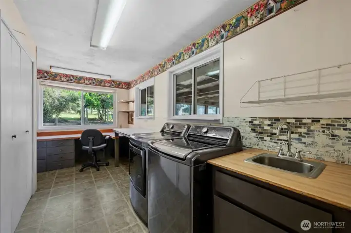 Utility Room with pantry and work space. Utility Room with pantry and work space.