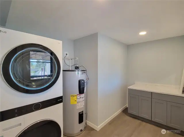 Huge laundry space for convenience.