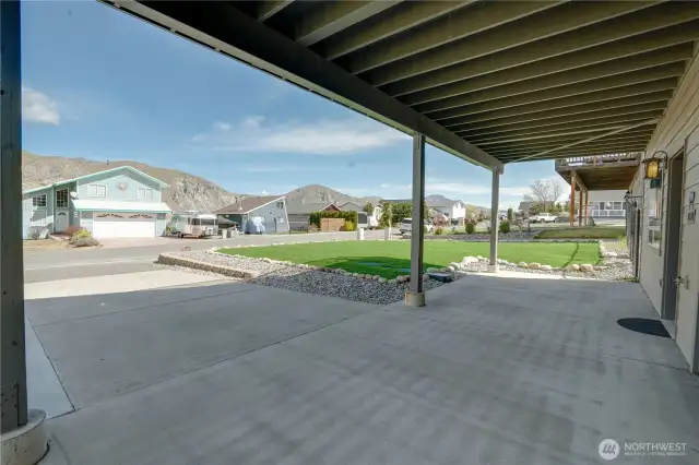 Driveway and Front Patio