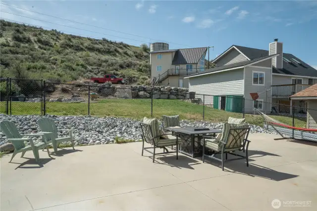 Back Entertaining Patio