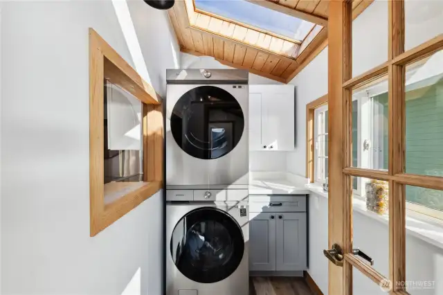 Utility room & storage off of kitchen.