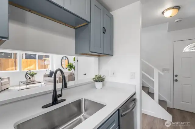 Remodeled kitchen