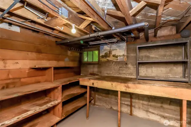 Workshop and Storage Room