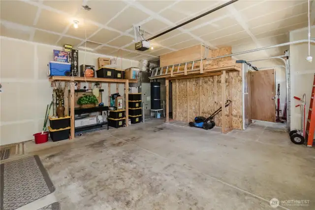 Lots of room for cars and storage