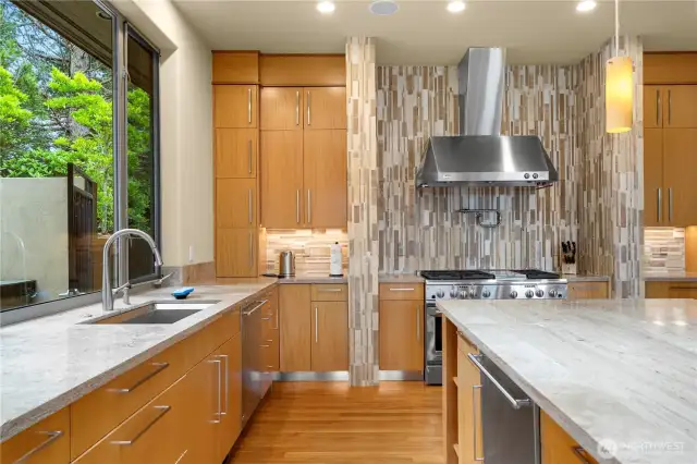 To the left of this photo, there is an outdoor BBQ area that is waiting for your ideas - could be re-imagined as a dog run, re-face the BBQ surfaces, or expand it to a full outdoor kitchen, whatever your vision holds.