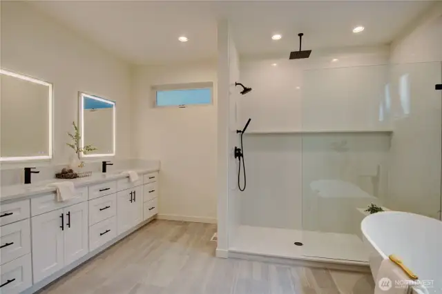 Spa-like Primary Bath.