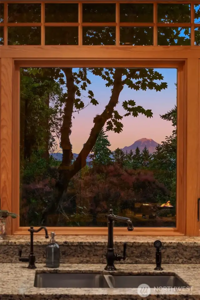 Mount Rainier kitchen views