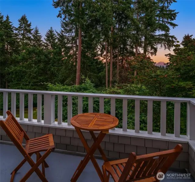 Primary mountain view balcony