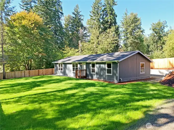 Just shy of a quarter acre!