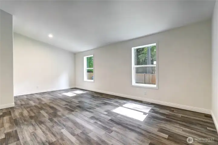 Large den easily converted into 2 bedrooms.