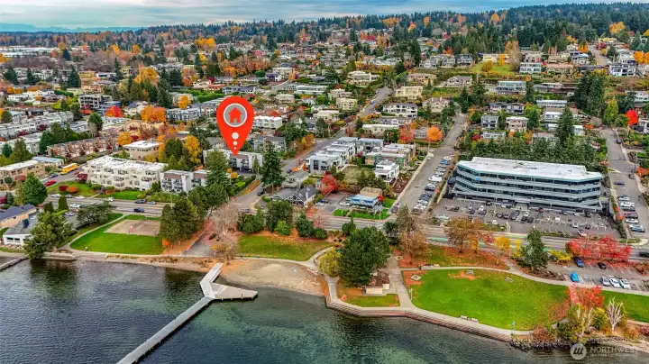 Houghton Beach Park Across the Street.
