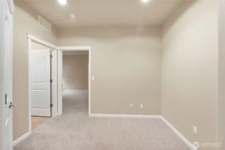 Spacious hallway or great area for a desk or sitting area.