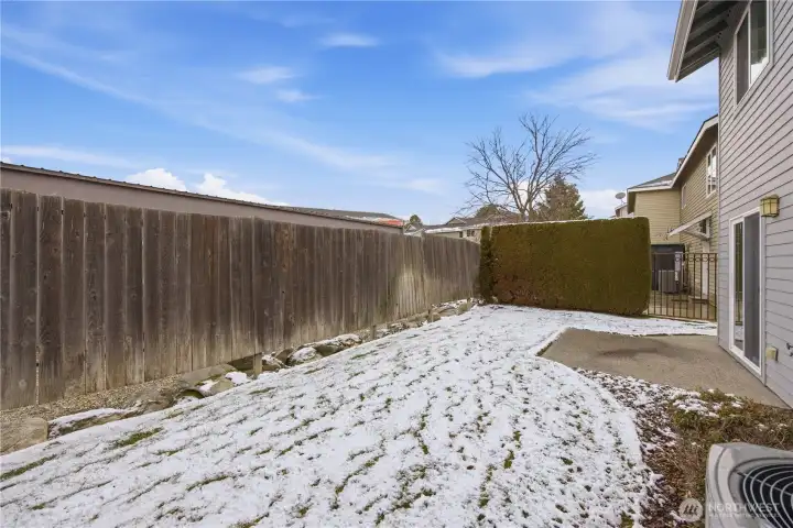 Backyard space for yard games