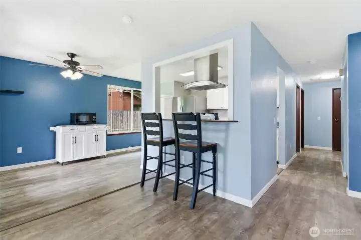 How cute is this breakfast bar? How cute is this breakfast bar?