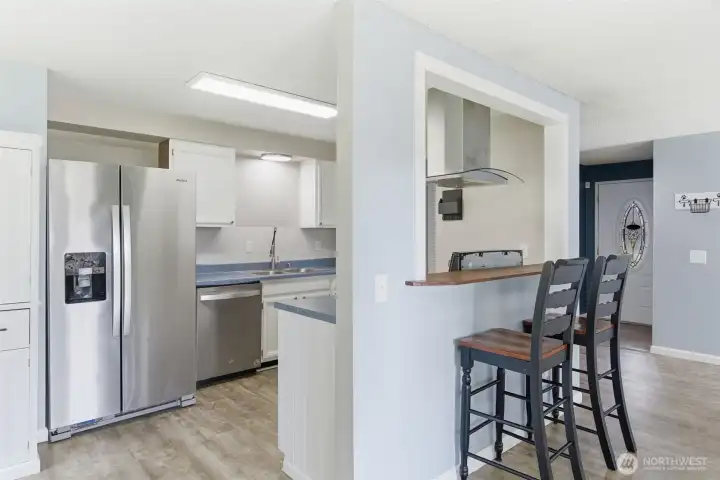 Kitchen open to the main living area. Kitchen open to the main living area.