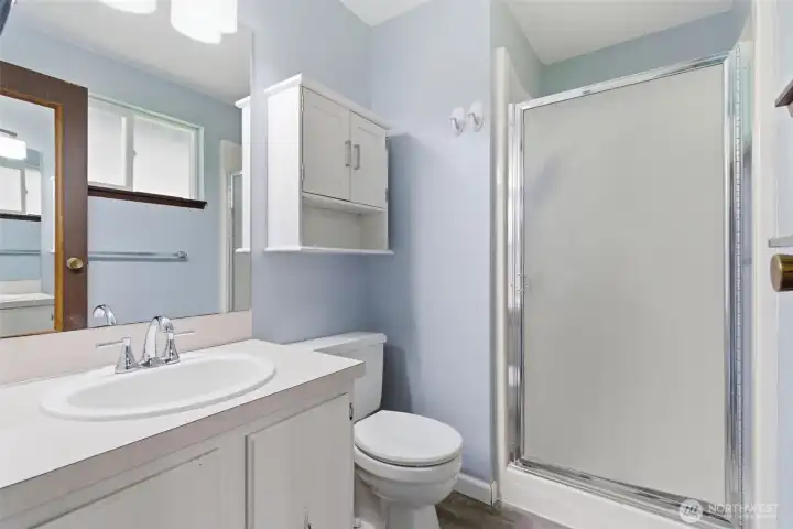 Bathroom off the primary bedroom Bathroom off the primary bedroom