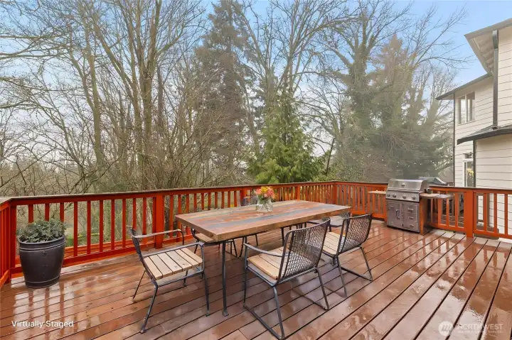 Large enternainment deck